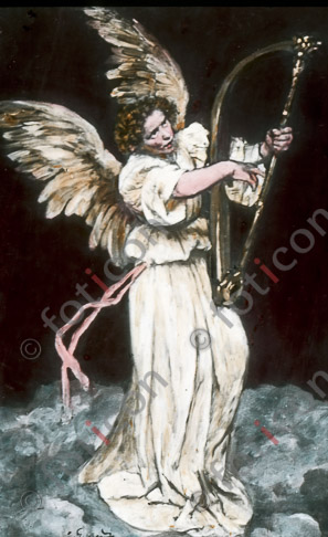 Musizierender Engel | Angel playing - Foto simon-134-016.jpg | foticon.de - Bilddatenbank für Motive aus Geschichte und Kultur